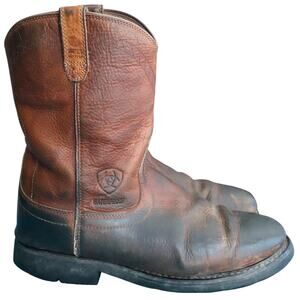 ARIAT WorkHog Pull on Work Boot Brown Leather ASTM F2892-11 EH Mens 13